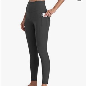 Dark grey colorful koala leggings